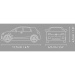 COBI: Renault 5 E-Tech žlté auto stavebnica (24673)