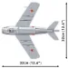 COBI: Stavebnica lietadla MiG-15 Fagot (2416)