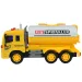 City Truck: Žltý nákladný auto s nádržou so svetlom a zvukom 1/18