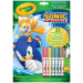 Crayola: Sonic, ježko — maľovanka a zošit aktivít