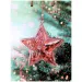 Darčeková taška s vianočným motívom hviezdy 17,5x22,5x9,5cm