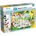 Disney 101 dalmatíncov 2 v 1 maxi 24-dielne puzzle a omaľovánka 70x50 cm – Lisciani