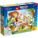 Disney Donald Duckova rodina 2 v 1 maxi 35-dielne puzzle a omaľovánka 70x50 cm – Lisciani