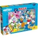 Disney Kačer Donald 2 v 1, 24-dielne puzzle a omaľovánka 50x35 cm – Lisciani