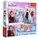 Disney: Ľadové kráľovstvo 2 - Puzzle a pamäťové karty 2 v 1 sade - Trefl: Princezné na svojej zemi
