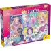 Disney Princezné – Mangová mágia 2 v 1, 250-dielne puzzle a omaľovánka 50x35 cm – Lisciani