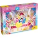 Disney Princezné 2 v 1, 250-dielne puzzle a omaľovánka 50x35 cm – Lisciani
