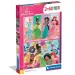 Disney+Princezné 2x60ks Supercolor puzzle - Clementoni