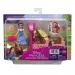 Disney Princezné: Mini princezná Belle a jej kráľovské jazdiarne – Mattel