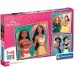 Disney+Princezné Supercolor 3x48ks puzzle - Clementoni