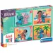 Disney+Stitch 4v1 Supercolor puzzle - Clementoni