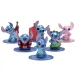 Disney Stitch Nano kovová figúrka 6-dielna sada - Jada Toys