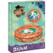 Disney Stitch nafukovací bazén s 2 krúžkami 100 cm - Mondo Toys