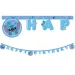 Disney+Stitch narodeninový "Happy Birthday" nápis party banner 200cm