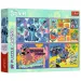 Disney: Úžasný Stitch 4x250-dielne puzzle - Trefl
