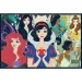 Disney očarujúce princezné 2x200 dielikov puzzle - Trefl