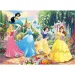 Disney princezné – Kúzlo rozprávkovej záhrady 2 v 1 60-dielne puzzle a omaľovánka 50x35 cm – Lisciani