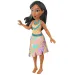 Disney princezné: Mini bábika princezná Pocahontas so žiarivou sukňou - Mattel
