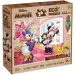 Dobrodružstvá myšky Minnie a kačky Daisy 2 v 1, 24-dielne Eco maxi puzzle a omaľovánka 70x50 cm - Lisciani