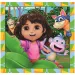 Dora objaviteľka 3x48 ks Supercolor puzzle - Clementoni
