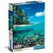 Dovolenka na ostrove s 1000-dielikovým HQC puzzle plagátom - Clementoni