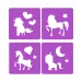 Dream Horse: Sada asfaltových kried s jednorožcovou šablónou