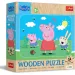 Drevené puzzle Peppa Pig, 24 dielov - Trefl