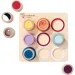 Eichhorn: Drevená Montessori senzorická párovacia sada valčekov – Hmatová vzdelávacia hračka - Simba Toys