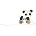 Eichhorn: Drevená ťahacia panda na kolieskach - Simba Toys