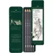 Faber-Castell: Akvarelová grafitová ceruzka sada v kovovej krabičke, 5 ks