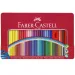 Faber-Castell: Grip farebné ceruzky v kovovej krabičke, súprava 48 kusov