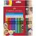 Faber-Castell: Sada farebných ceruziek GRIP v balení 24 kusov s 6 ceruzkami farby pleti