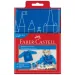 Faber-Castell: maliarska zástera pre deti v modrej farbe
