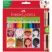 Faber-Castell: súprava farebných ceruziek 24+3 ks