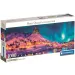 Farebná zimná noc 1000 dielikové HQC panorama puzzle 98x33cm - Clementoni