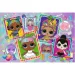 Farebné L.O.L bábiky 70ks glitter puzzle - Trefl