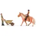 Faunica: Stajňa s koňom a doplnkami - Woodyland
