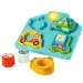 Fisher-Price: Hračka pre bábätká s tvarmi a vozidlami - Mattel