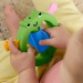 Fisher-Price: Veselé zvieracie hryzátko so žabkou - Mattel