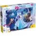 Frozen 2 v 1 24-dielne puzzle a omaľovánka 50x35 cm - Lisciani