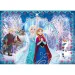 Frozen 2 v 1 250-dielne puzzle a omaľovánka 50x35 cm - Lisciani