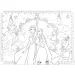 Frozen 2 v 1 250-dielne puzzle a omaľovánka 50x35 cm - Lisciani