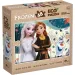 Frozen sestry 2 v 1, 48-dielne Eco mini puzzle a omaľovánka 35x25 cm - Lisciani