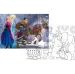 Frozen tím 2 v 1, puzzle so 108 dielikmi a omaľovánka 70x50 cm - Lisciani