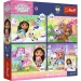 Gabiin domček pre bábiky 4×88-dielne prémiové plus detské puzzle s plagátom - Trefl