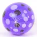Gumená lopta s bodkovaným vzorom 23 cm v rôznych variantoch