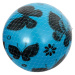 Gumená lopta s motýľovým a kvetinovým vzorom, 23 cm, v rôznych prevedeniach, 1 ks