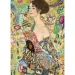 Gustav Klimt: Dáma s vejárom 1000-dielne puzzle - Trefl