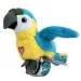 Happy Yappers interaktív plyšový modrý papagáj