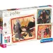 Harry Potter 3x48 ks Supercolor puzzle - Clementoni